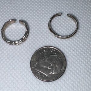 Men's or Women’s Stylish 925 Open Ring Set for Septum Nose Pinky Toe